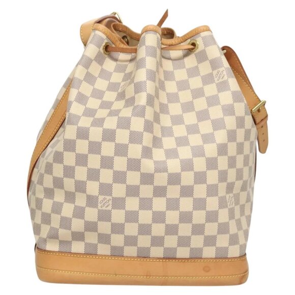 LOUIS VUITTON Damier Azur Noe Shoulder Bag N42222 LV Auth 121627 - Picture 3 of 15